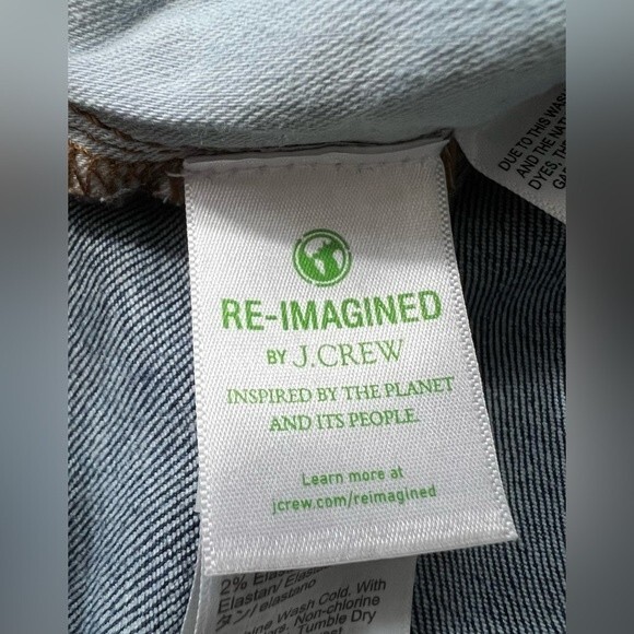 J. Crew Women's Jeans Blue 9" Mid Rise Skinny Button Fly Size 27 - Picture 10 of 14